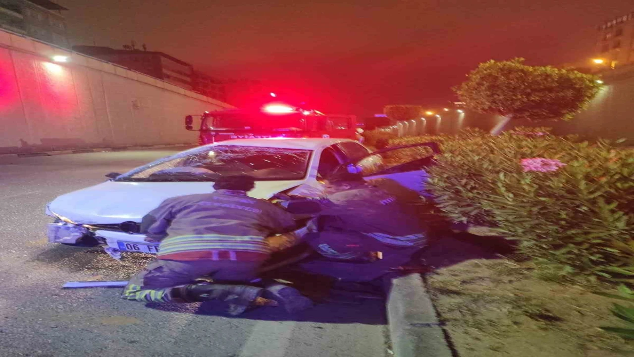 İskenderunda trafik kazası: 1 yaralı