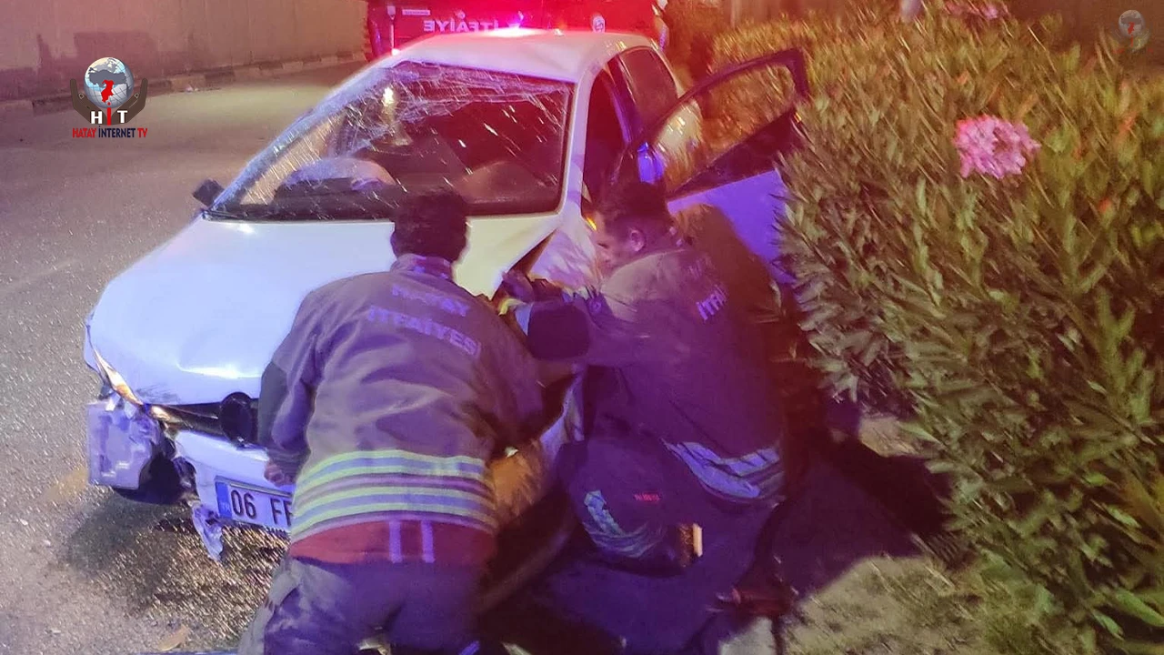 İskenderunda trafik kazası: 1 yaralı