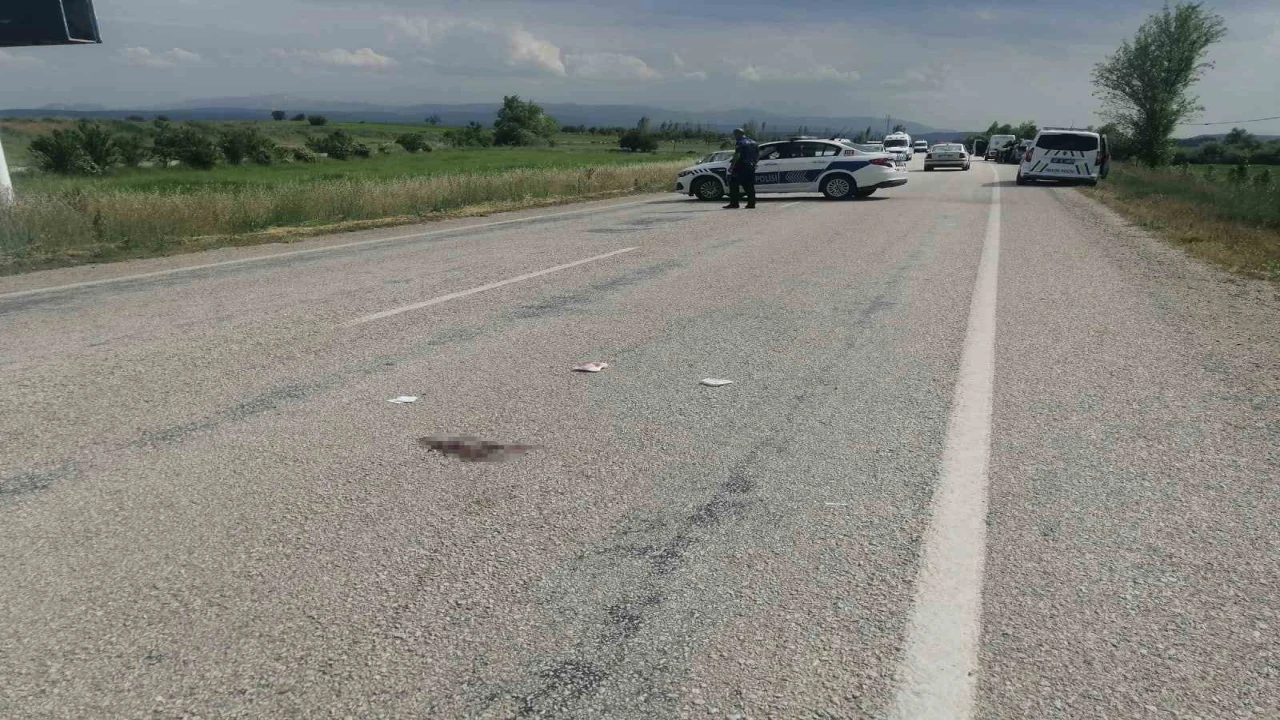 Ispartada motosiklet kazası: 1 ağır yaralı