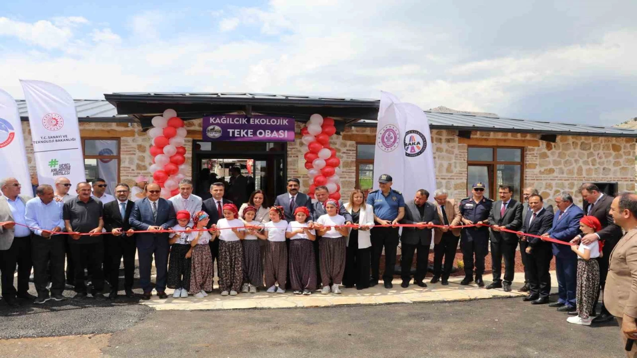 Kağılcık Ekolojik Teke Obası törenle hizmete açıldı