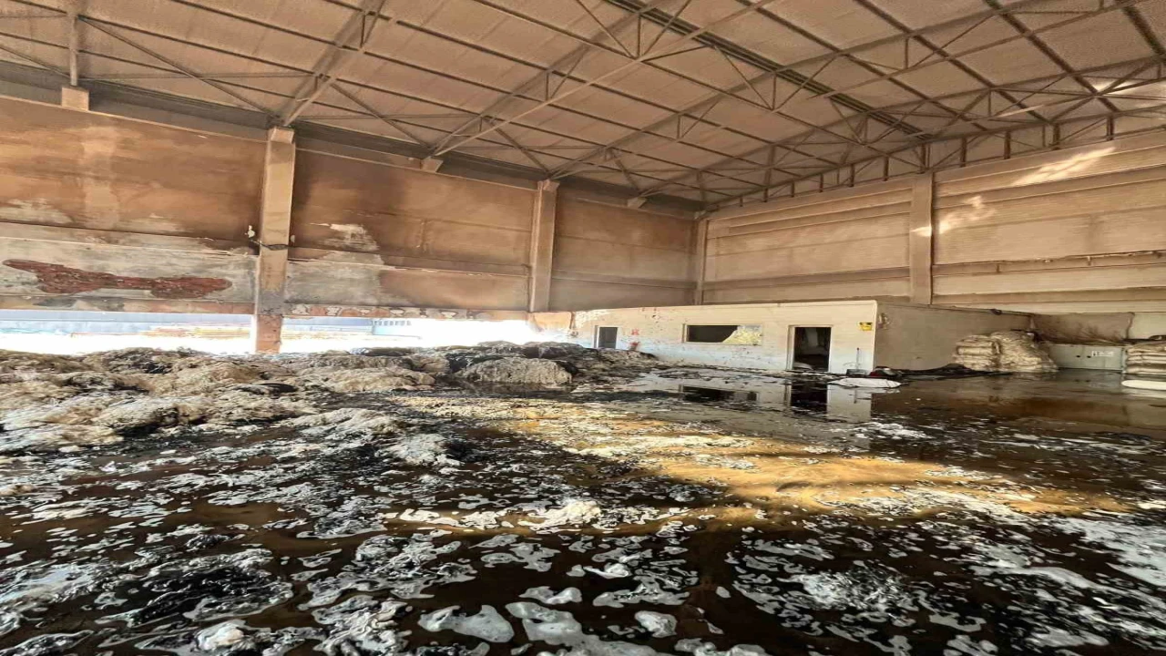 Kahramanmaraşta fabrika yangını korkuttu