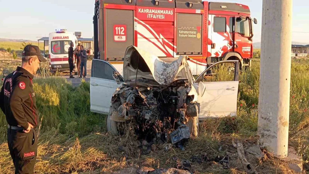 Kahramanmaraşta kaza: 1 yaralı
