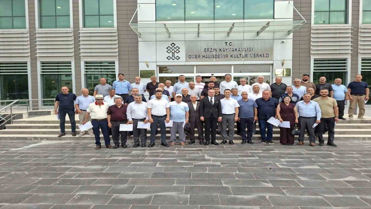 Kaymakam Özaydın, Erzine veda etti