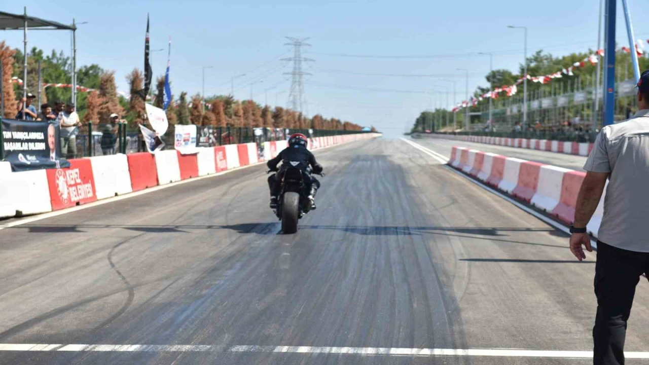 Kepezde Motodrag heyecanı