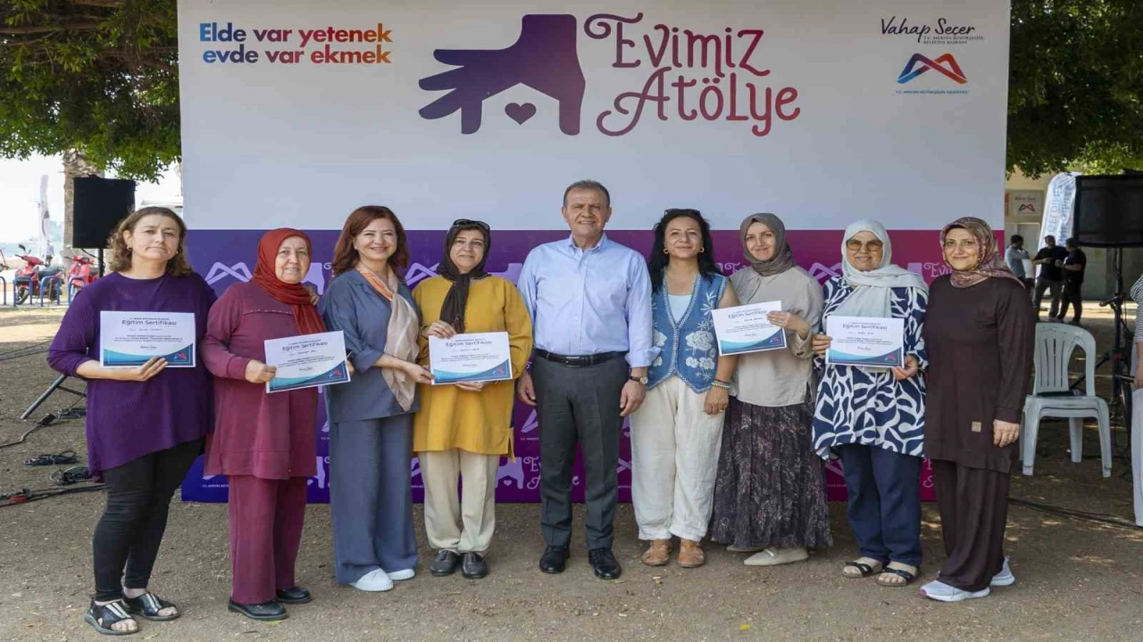 Mersinde kadın emeği sertifikayla taçlandı