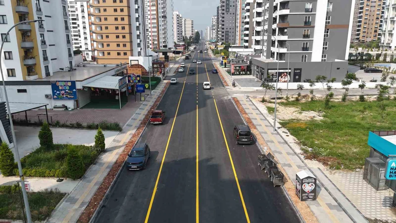 Mezitlide ulaşımı rahatlatacak çalışma tamamlandı