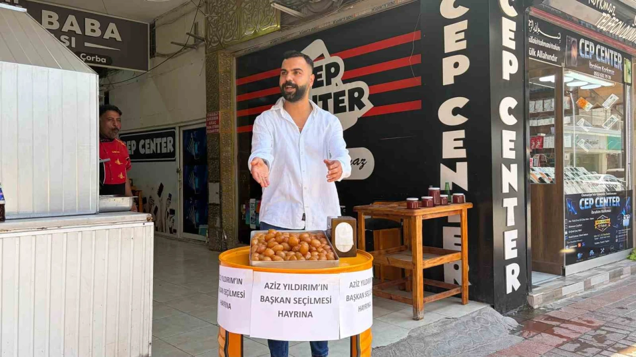 Osmaniyede Aziz Yıldırımın başkanlığına lokmalı kutlama