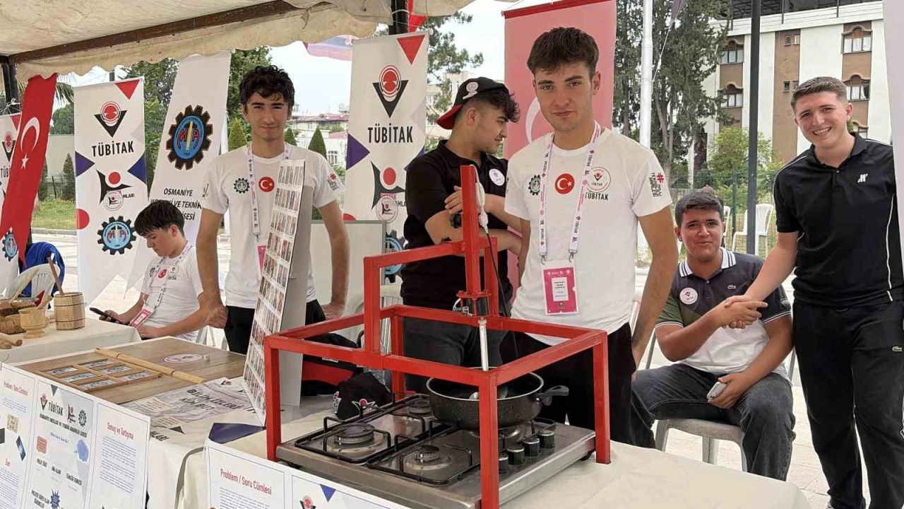 Osmaniyede öğrencilerin bilim projeleri beğeni topladı