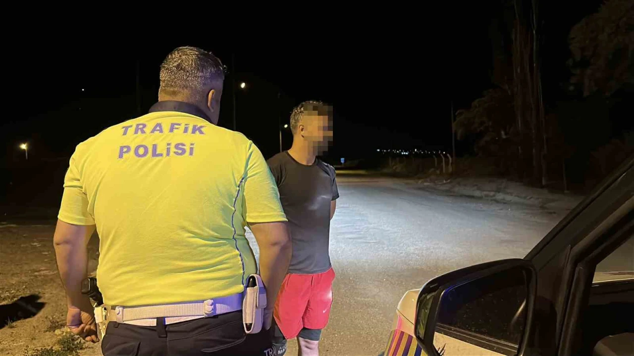 Polis uygulamasını görünce aracını park etti: 1.24 promil alkollü çıktı