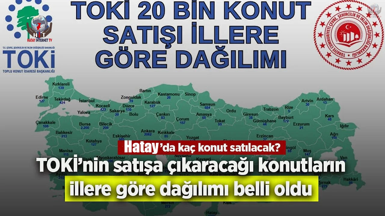 TOKİ'nin satışa çıkaracağı 20 bin konutun adresler