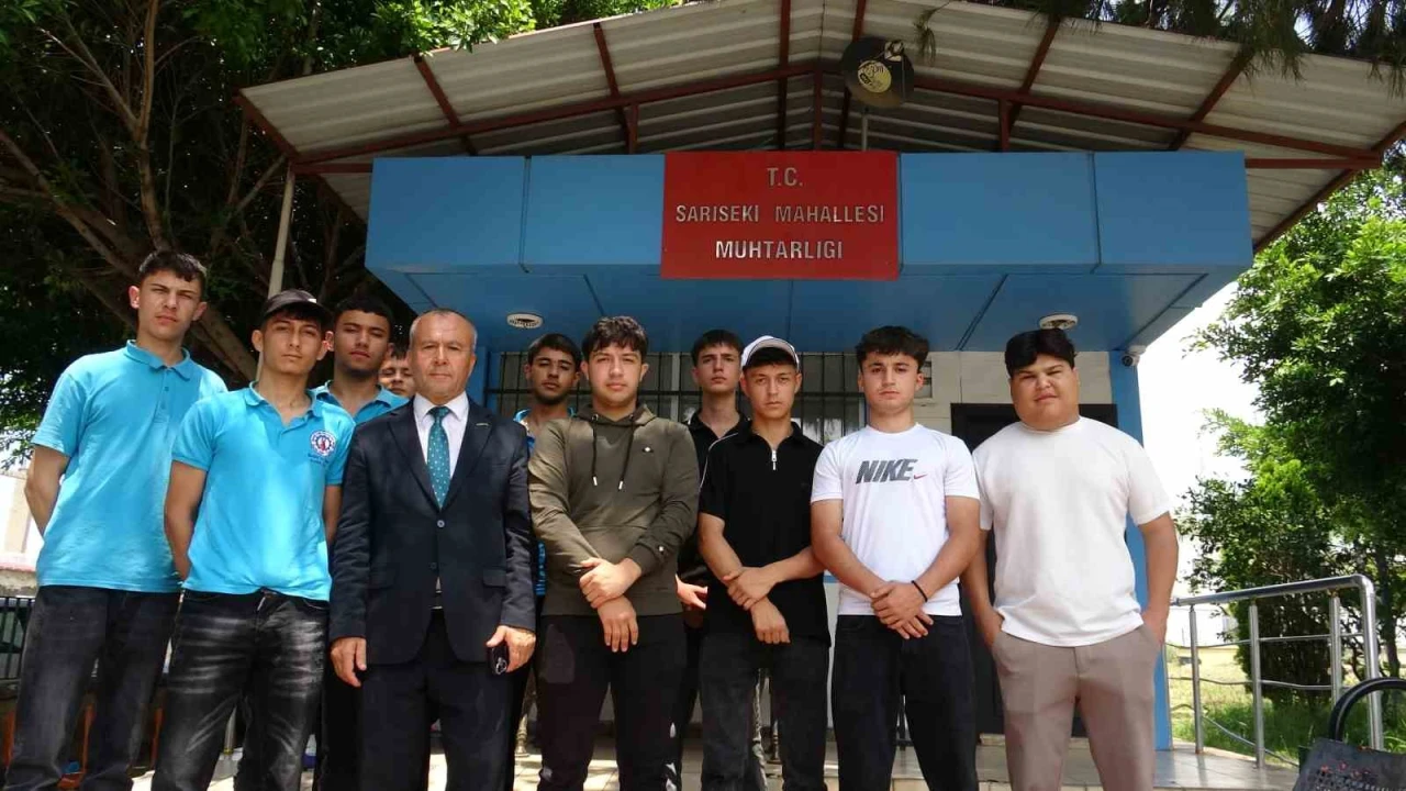 Uyuşturucuya hayır diyen muhtar ve mahallenin gençleri birlikte kısa film çekti