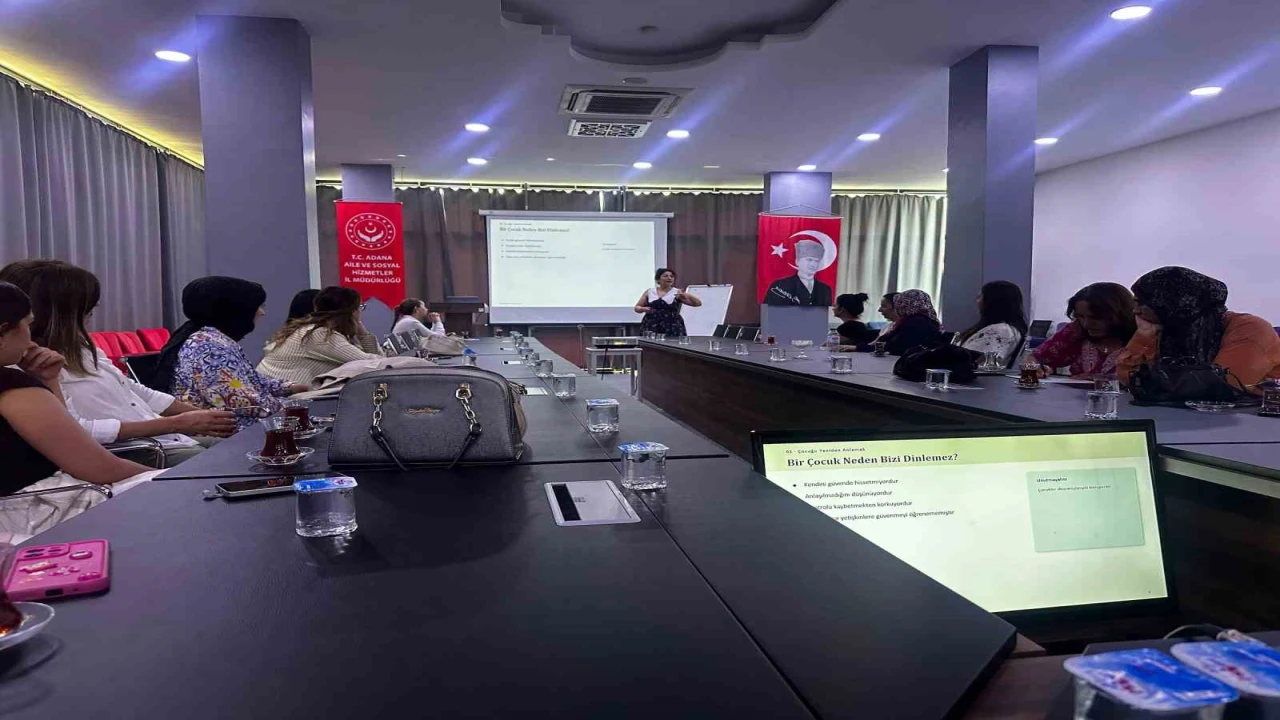 Adanada çocuk kuruluşu personeline etkili iletişim eğitimi