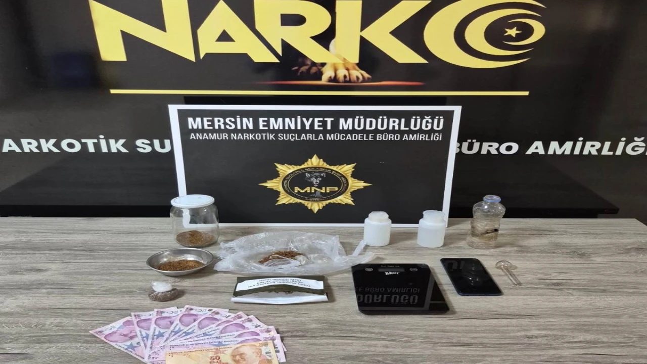 Anamurda uyuşturucu operasyonu: 1 şüpheli tutuklandı
