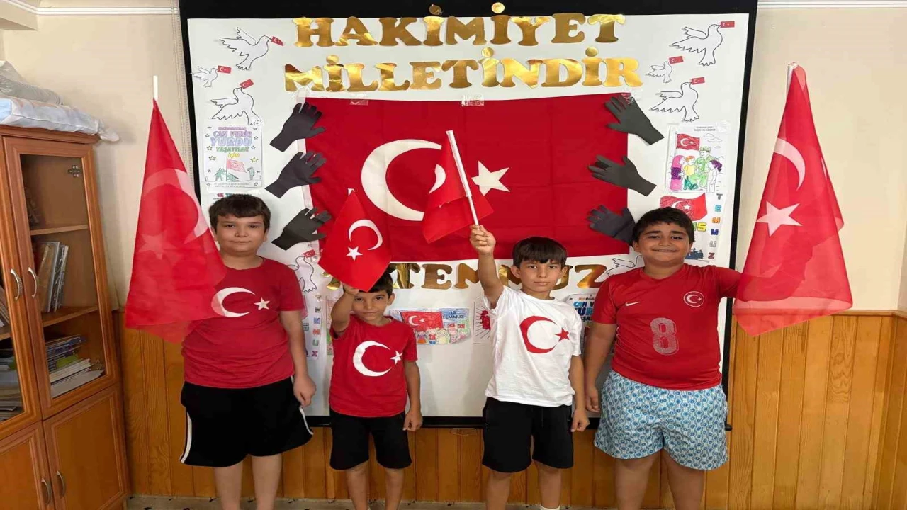 Anamurda Yaz Kuran Kursu öğrencilerine 15 Temmuz ruhu anlatıldı