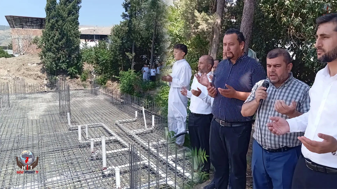 Antakya’da cami temeli dualarla atıldı