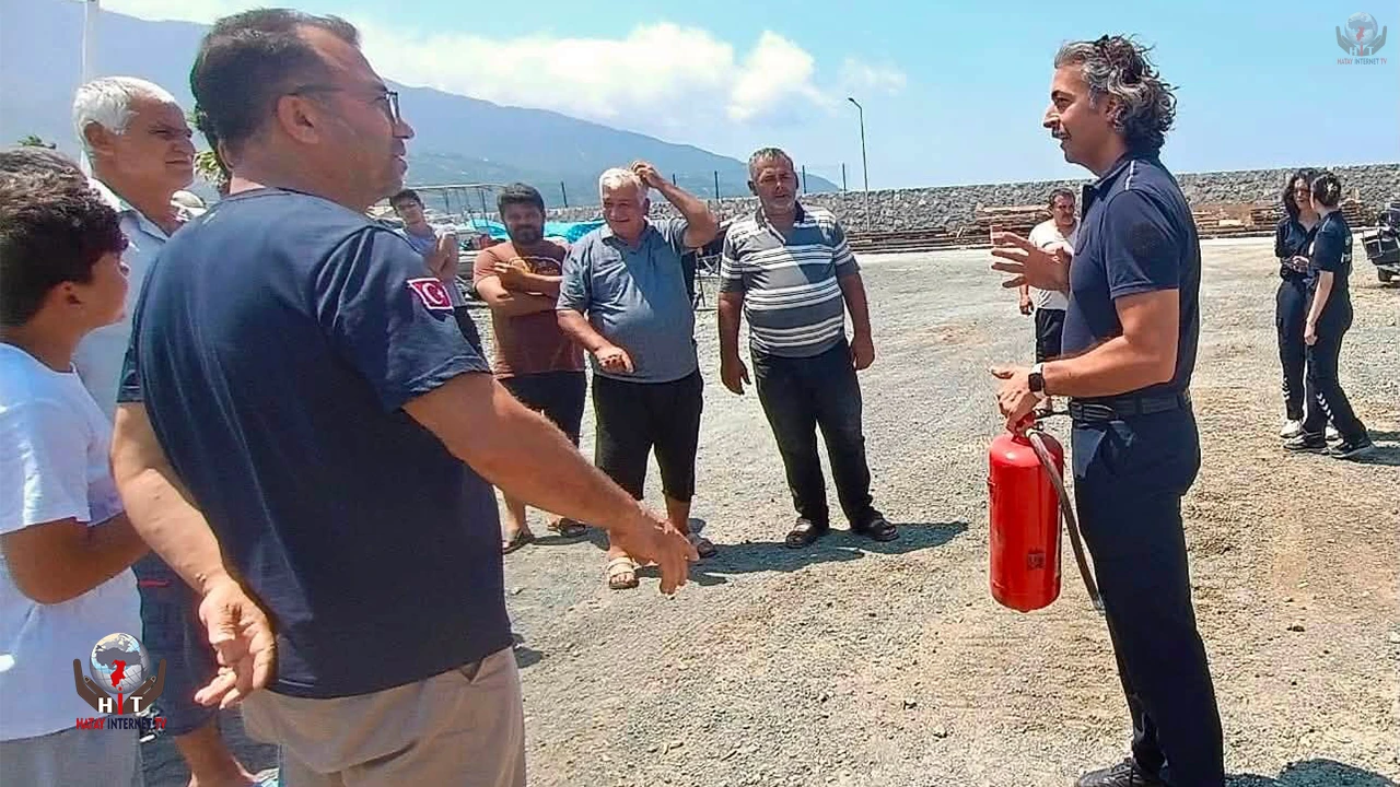 BALIKÇILAR YANGINA KARŞI BİLİNÇLENDİRİLDİ