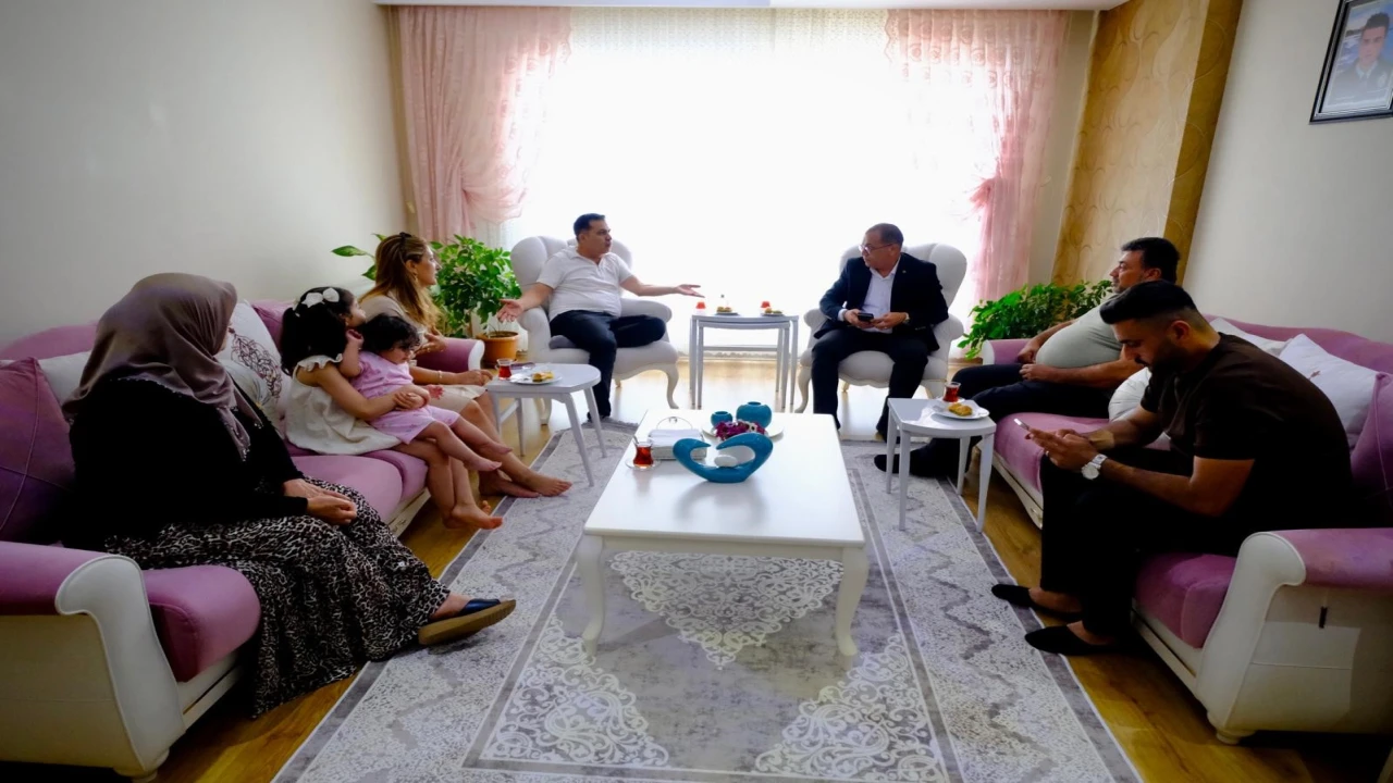 Başkan Daldan 15 Temmuz şehidinin ailesine ziyaret