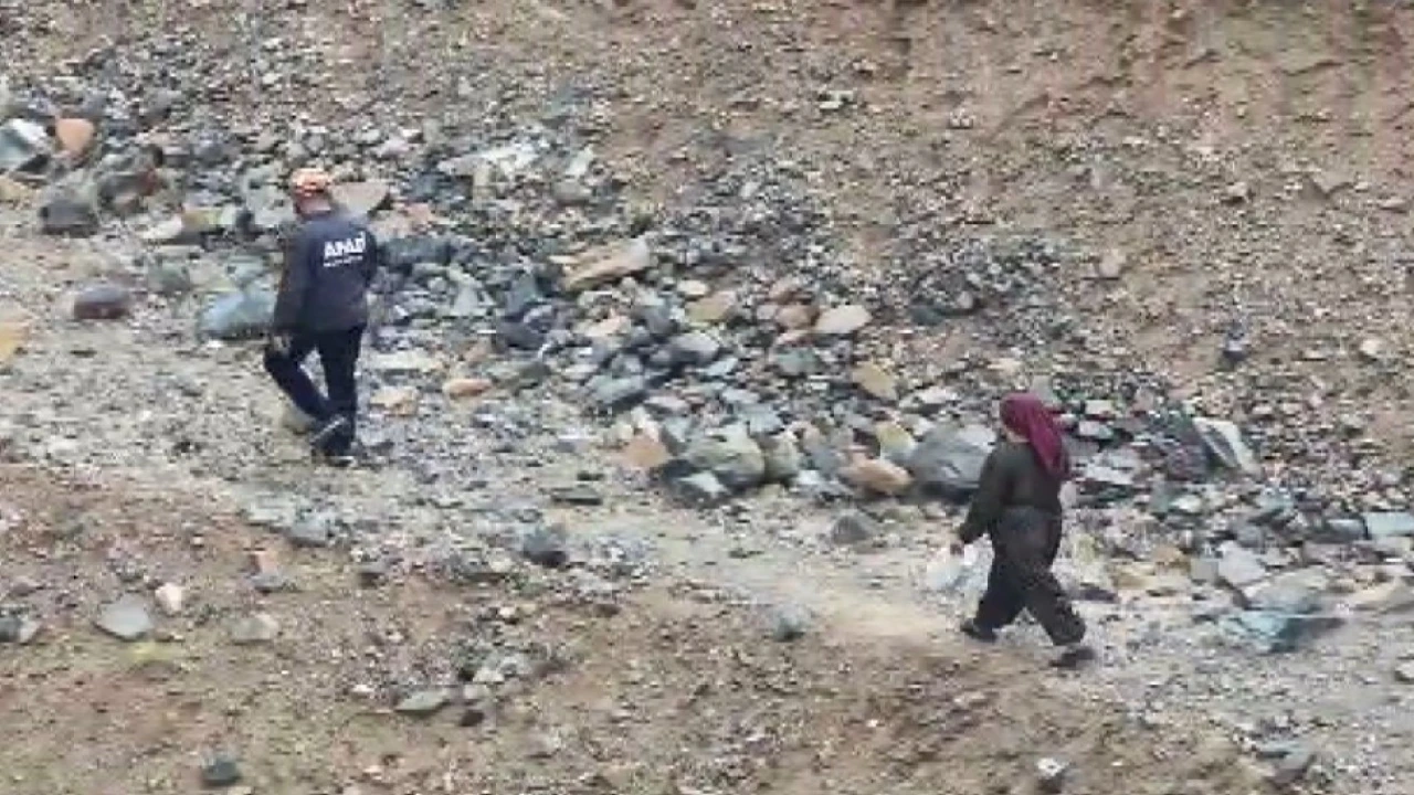 Berit Dağında kaybolan kadın ekiplerin çalışmasıyla bulundu
