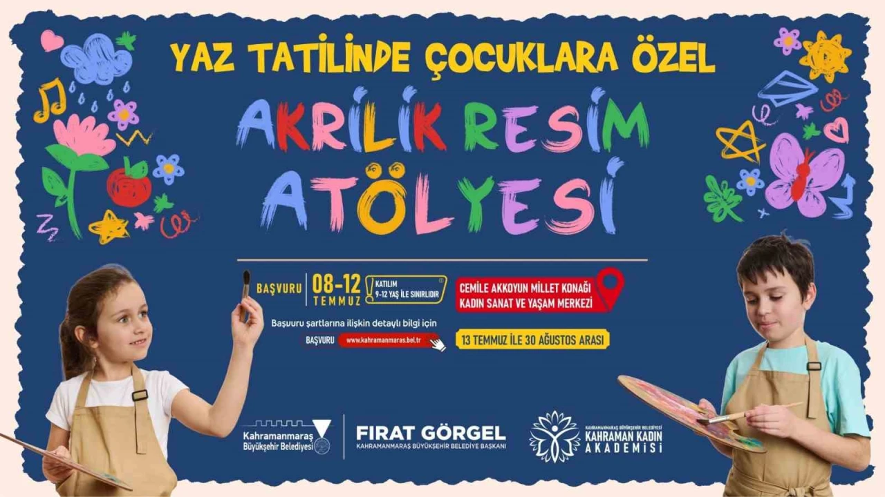 Büyükşehirden çocuklara yaz tatilinde sanat desteği