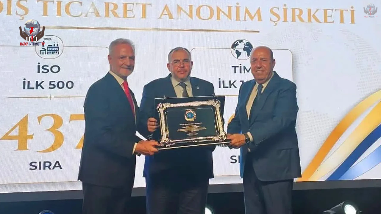 ÇALIŞKAN’A BAŞARI PLAKETİ VERİLDİ