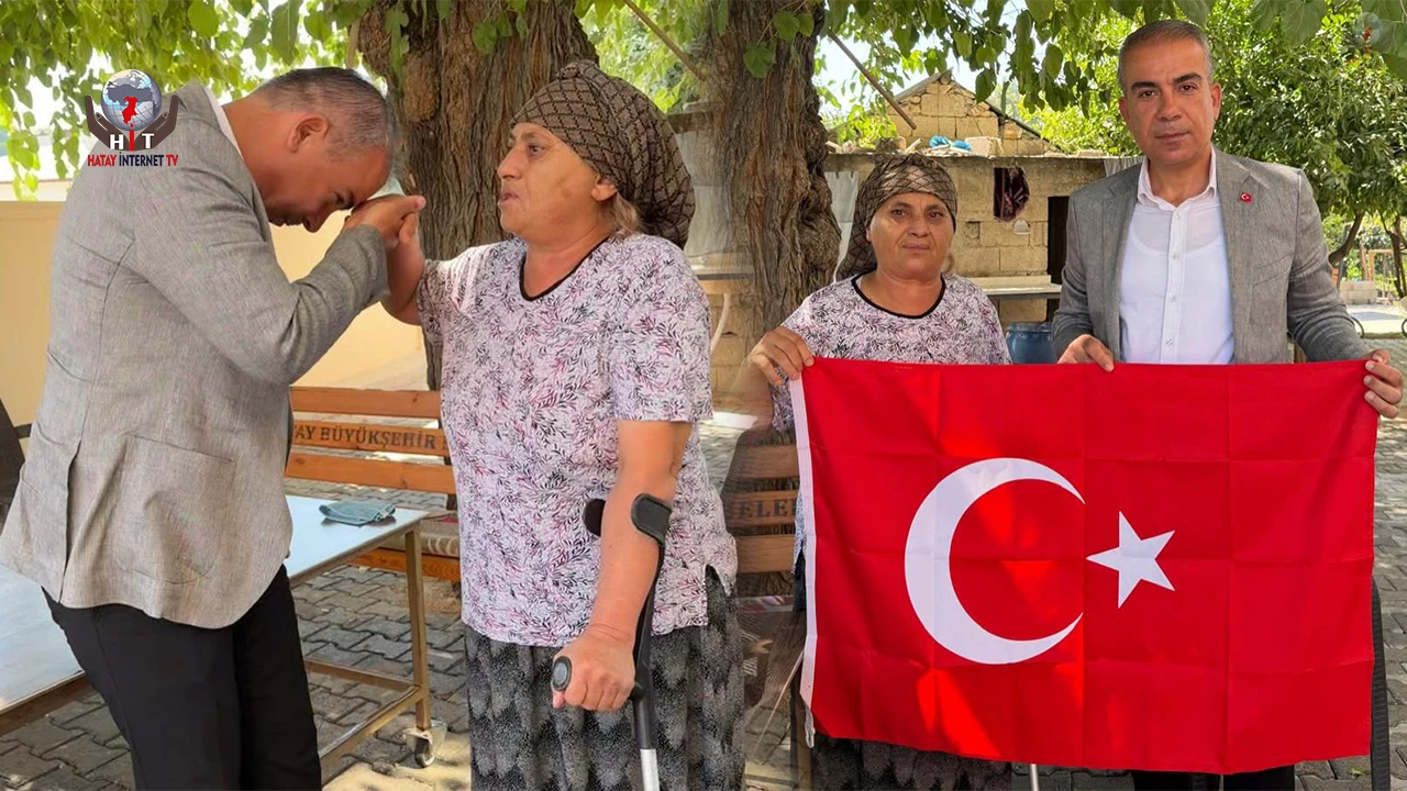ÇELİK, ŞEHİT ANNESİNİ YALNIZ BIRAKMADI