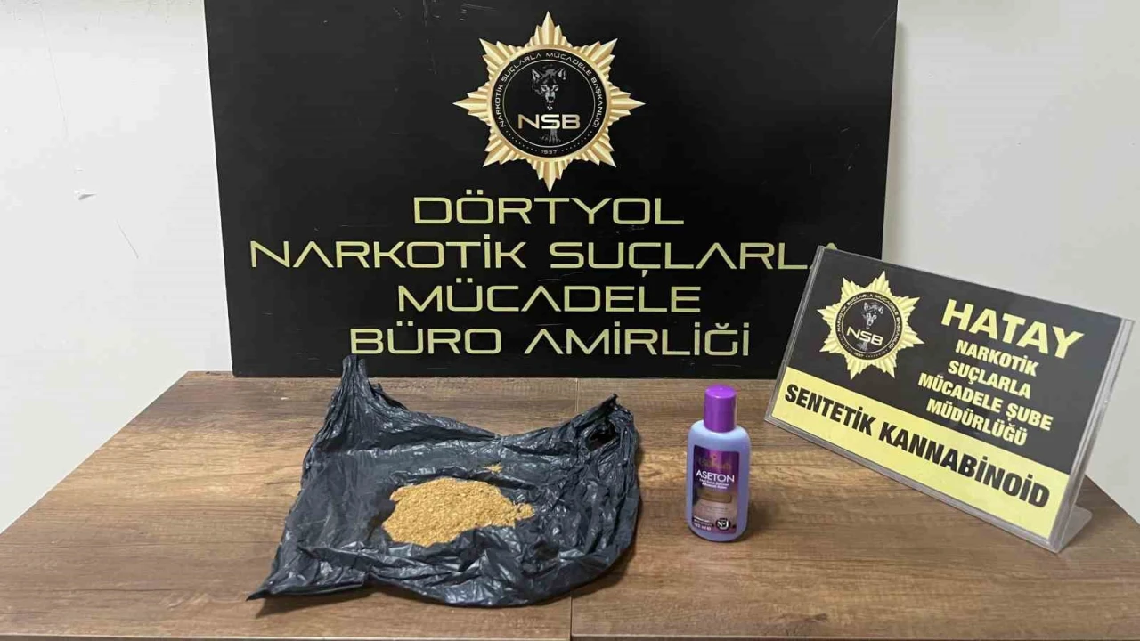 Dörtyolda uyuşturucu operasyonu: 1 gözaltı