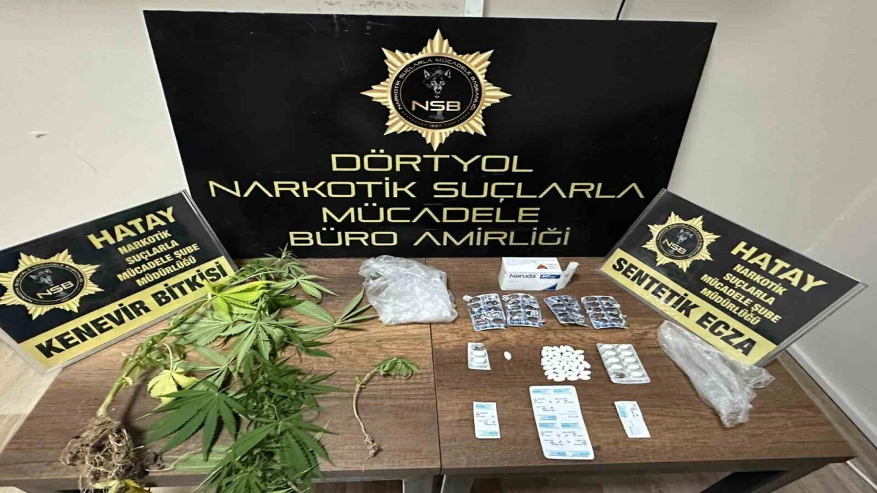 Dörtyolda uyuşturucu operasyonu: 2 gözaltına