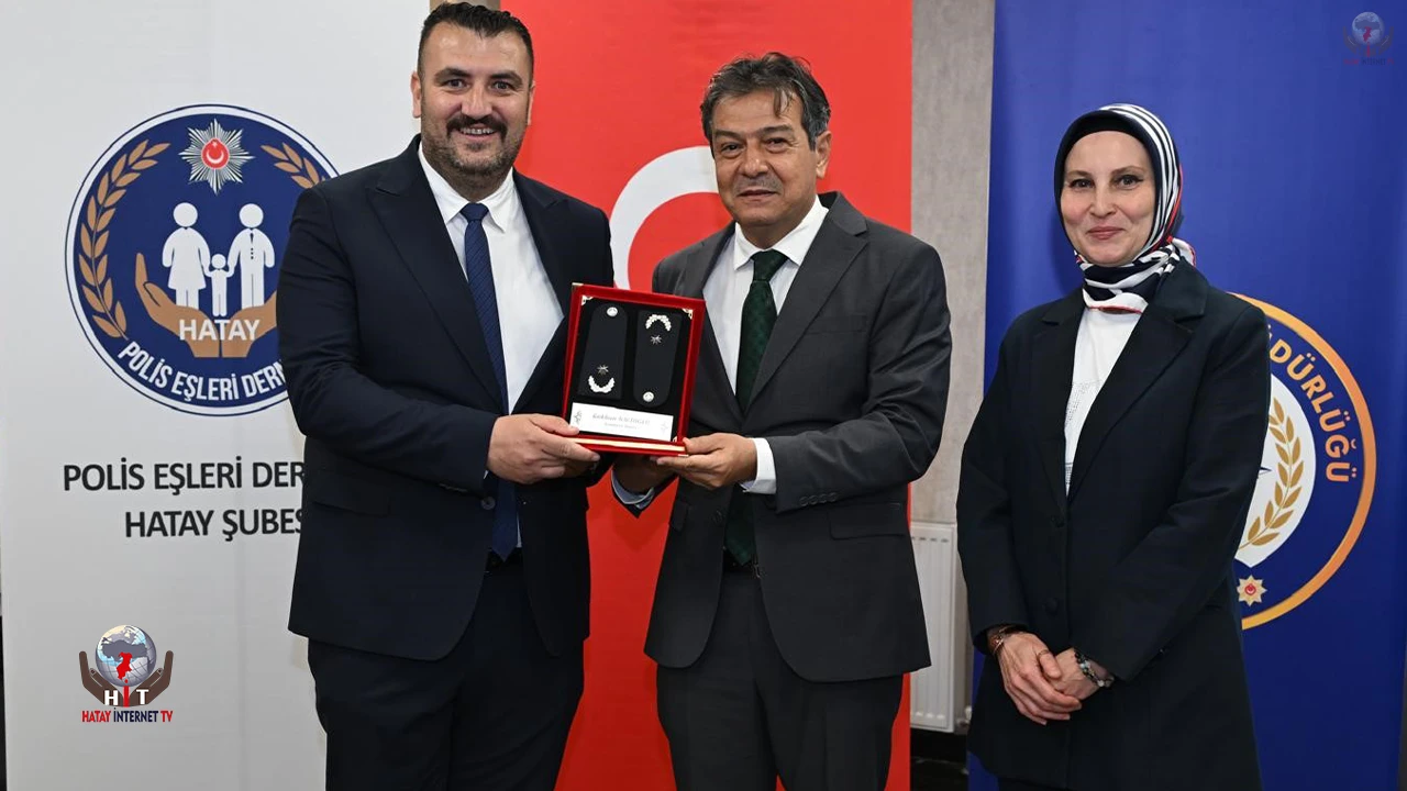 Hatayda emniyet personeline rütbe takdim töreni düzenlendi