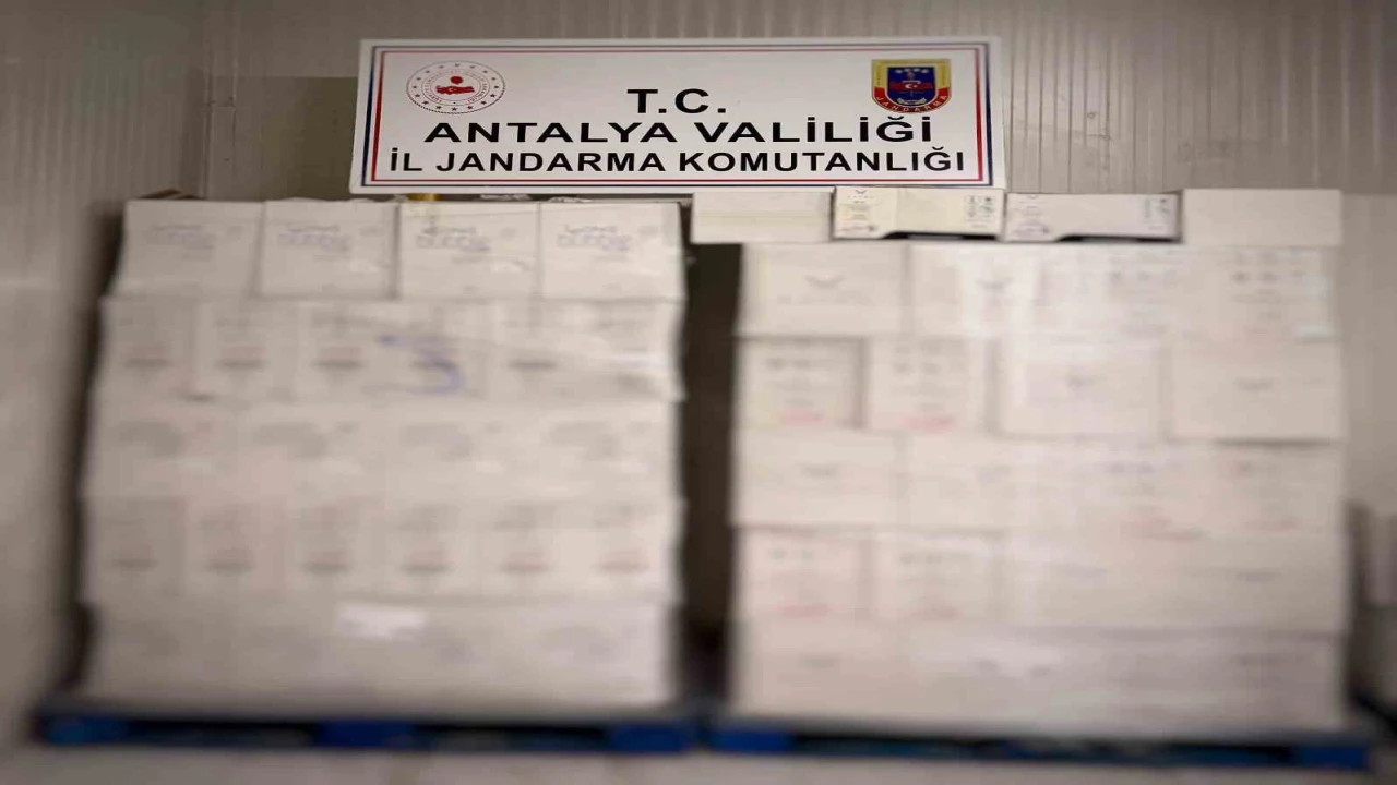 Jandarmadan kaçak alkol operasyonu
