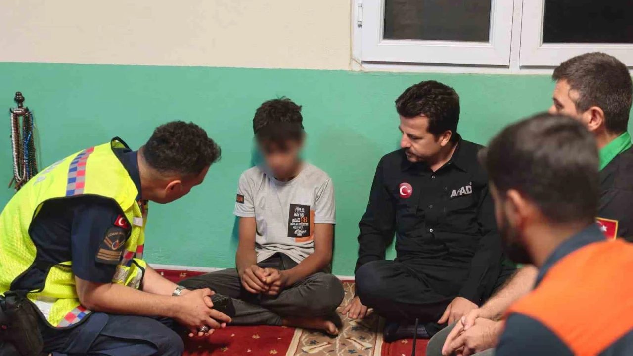 Kahramanmaraşta kayıp olarak aranan 12 yaşındaki çocuk sağ bulundu