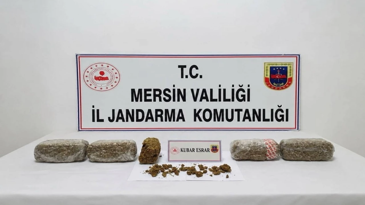 Mersinde 6 kilo 300 gram kubar esrar ele geçirildi: 2 tutuklama