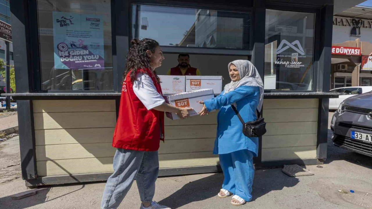 Mersinde anne adaylarına hamilelik boyunca süt desteği