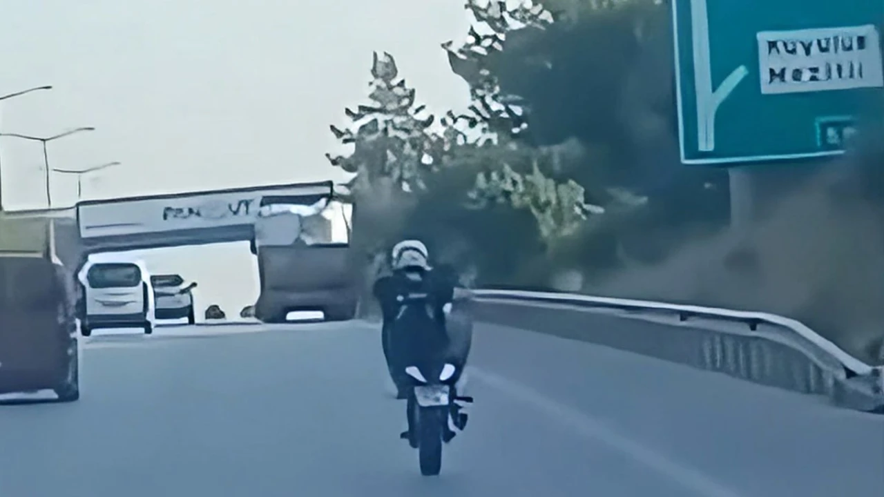 Mersinde tek teker şov pahalıya patladı: 46 bin TL ceza kesildi