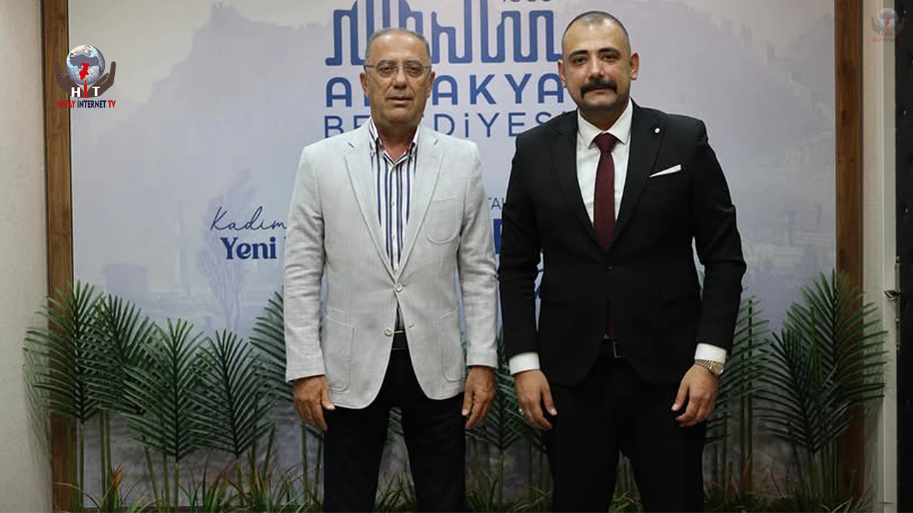 MHP İLÇE BAŞKANI ERTUĞRUL'DAN BAŞKAN YAPAR'A ZİYARET