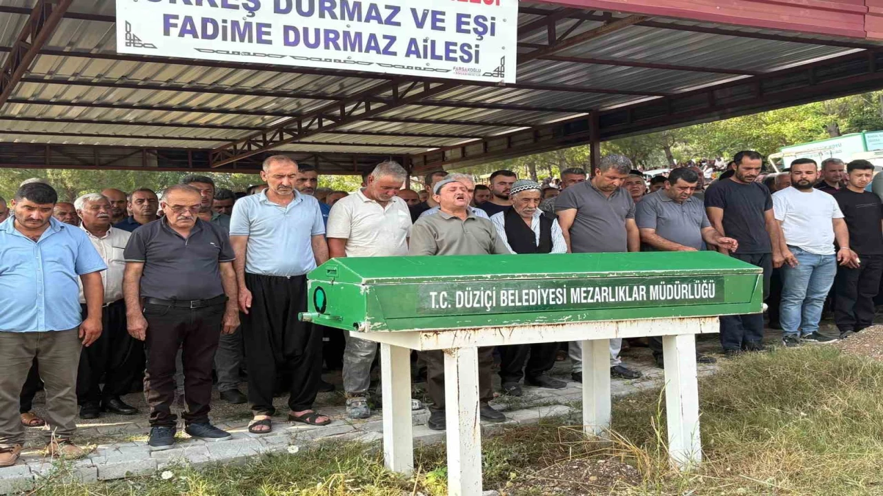 Osmaniyede iş kazasında hayatını kaybeden stajyer öğrenci gözyaşlarıyla defnedildi