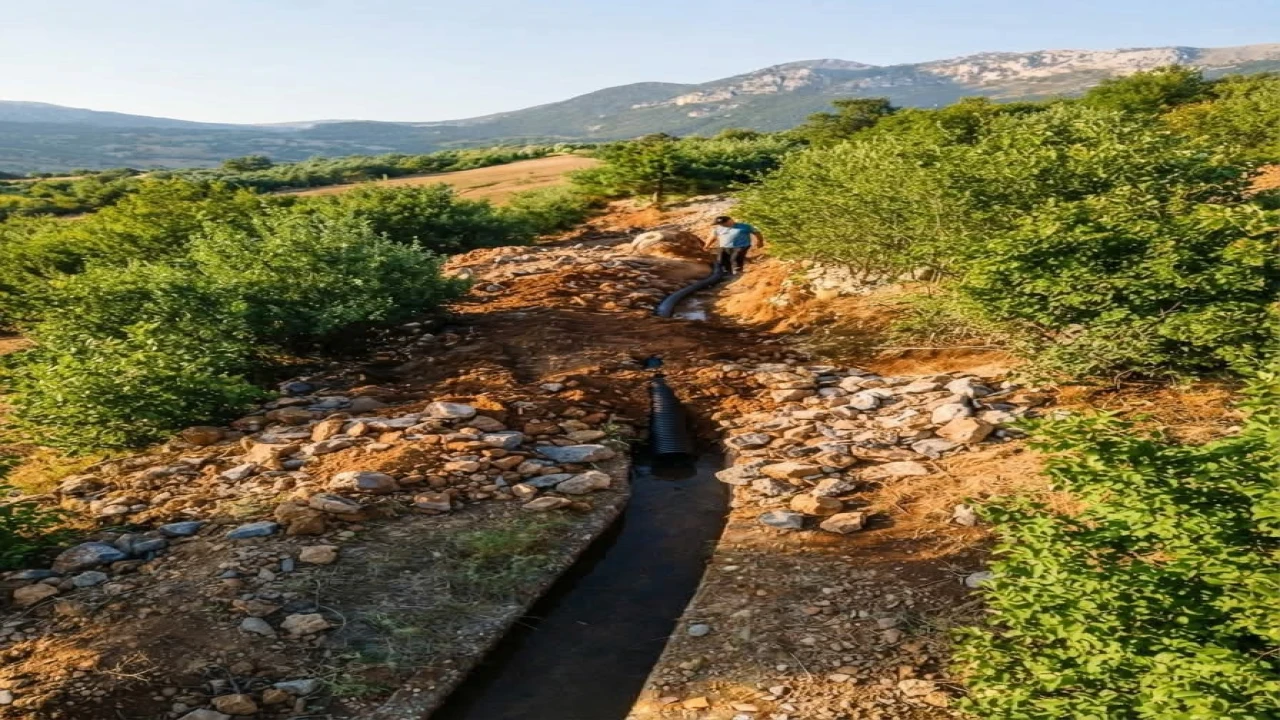 Saimbeylide altyapı güçlendirildi, tarımsal üretim güvenceye alındı