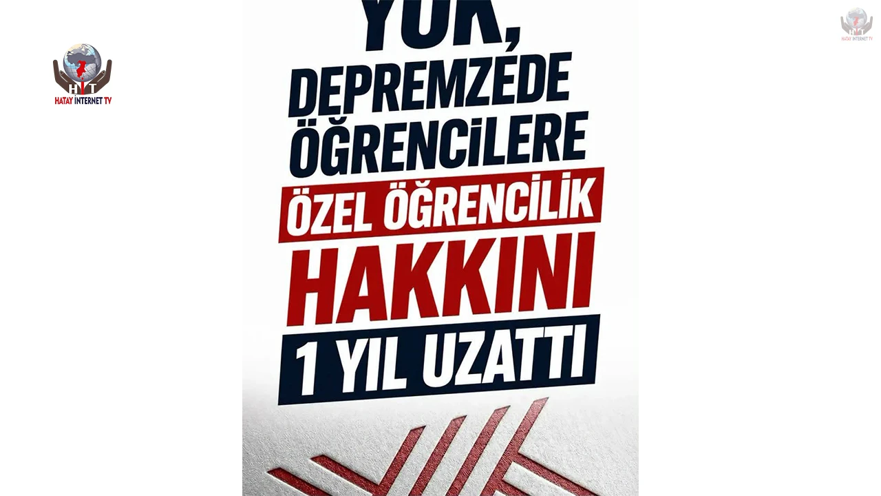 YÖK'ten Depremzede Öğrencilere Ek Süre