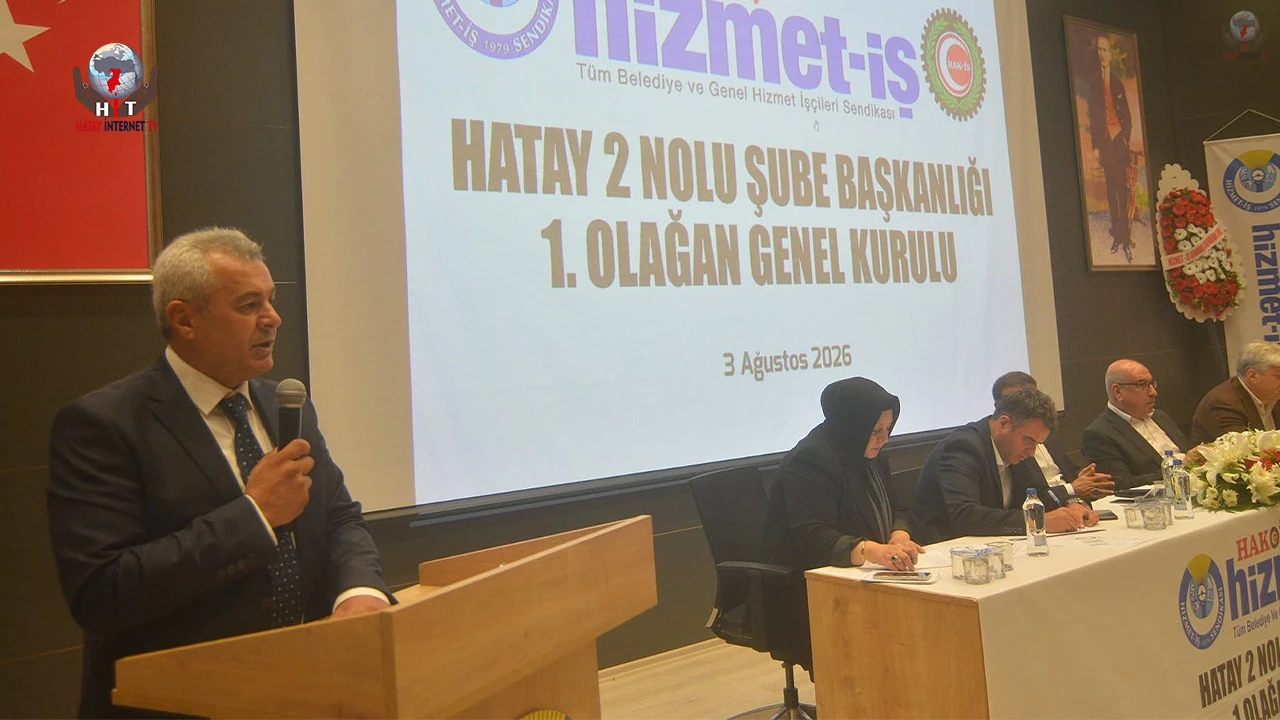 ALPBOĞAN RESMEN HİZMET-İŞ'İN BAŞINA GEÇTİ