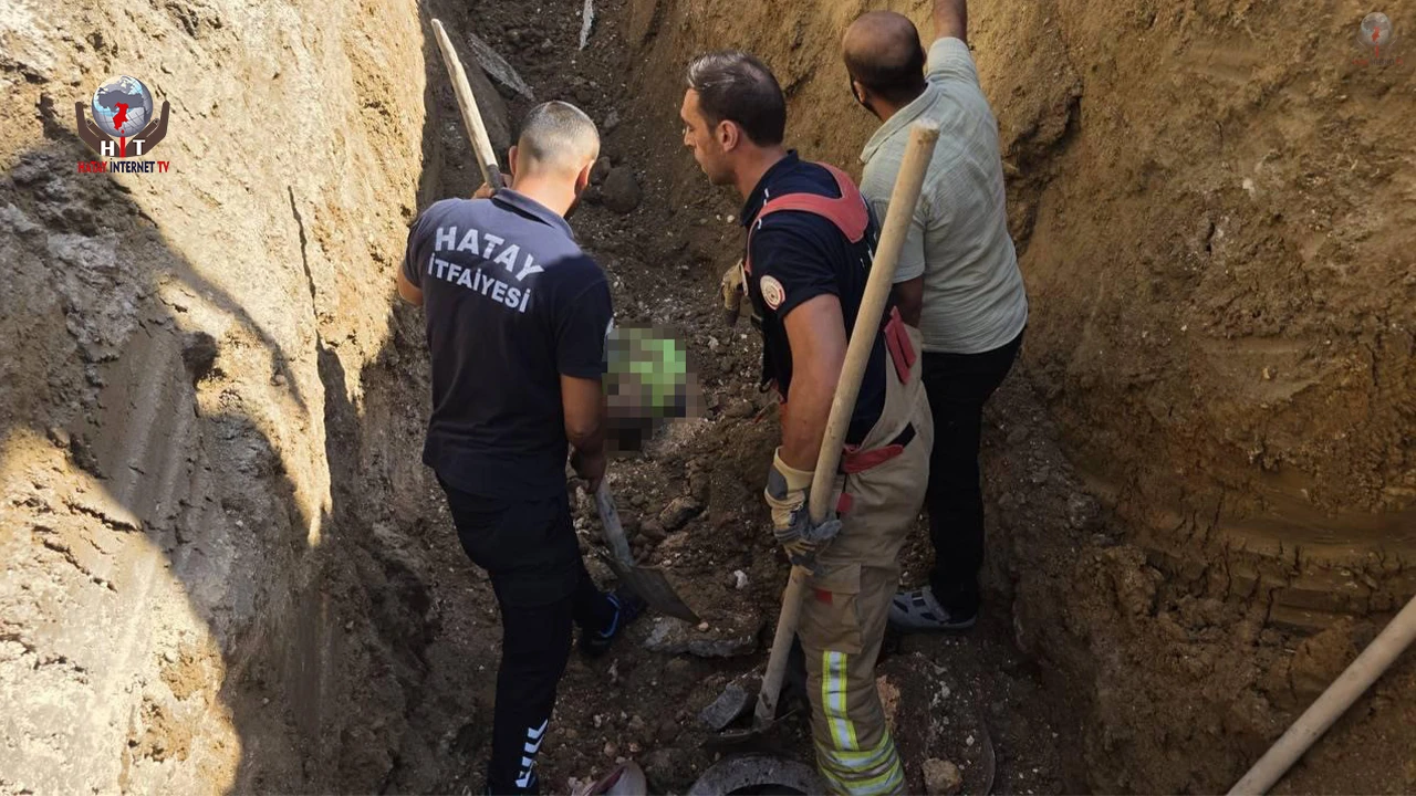 Alt yapı çalışmaları esnasında yaşanan toprak kaymasında 1 işçi öldü