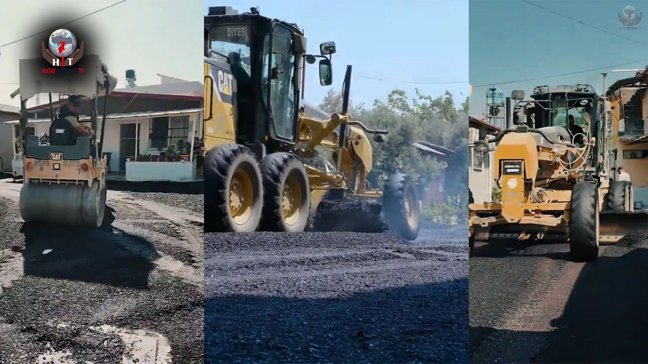 Antakyada Akasya ve Güzelburç mahallelerinde yollar asfaltlandı