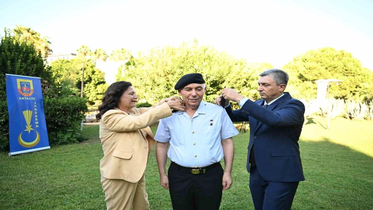 Antalya İl Jandarma Komutanlığında rütbe terfi töreni