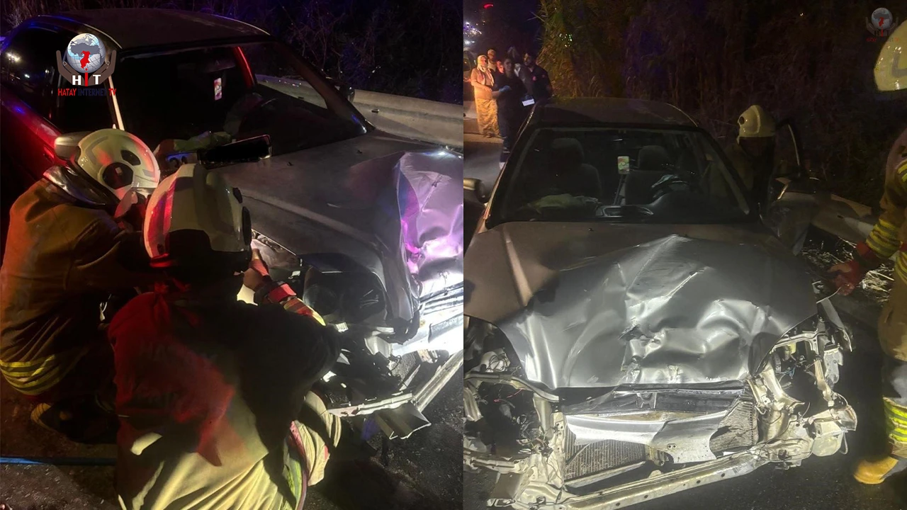Arsuzda trafik kazası: 2 yaralı