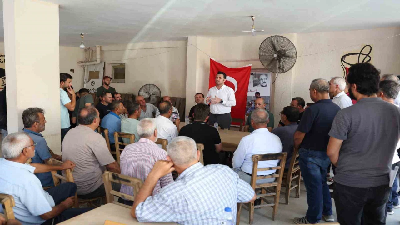 Beşikçi, Adanalıoğlunda muhtar ve vatandaşların taleplerini dinledi