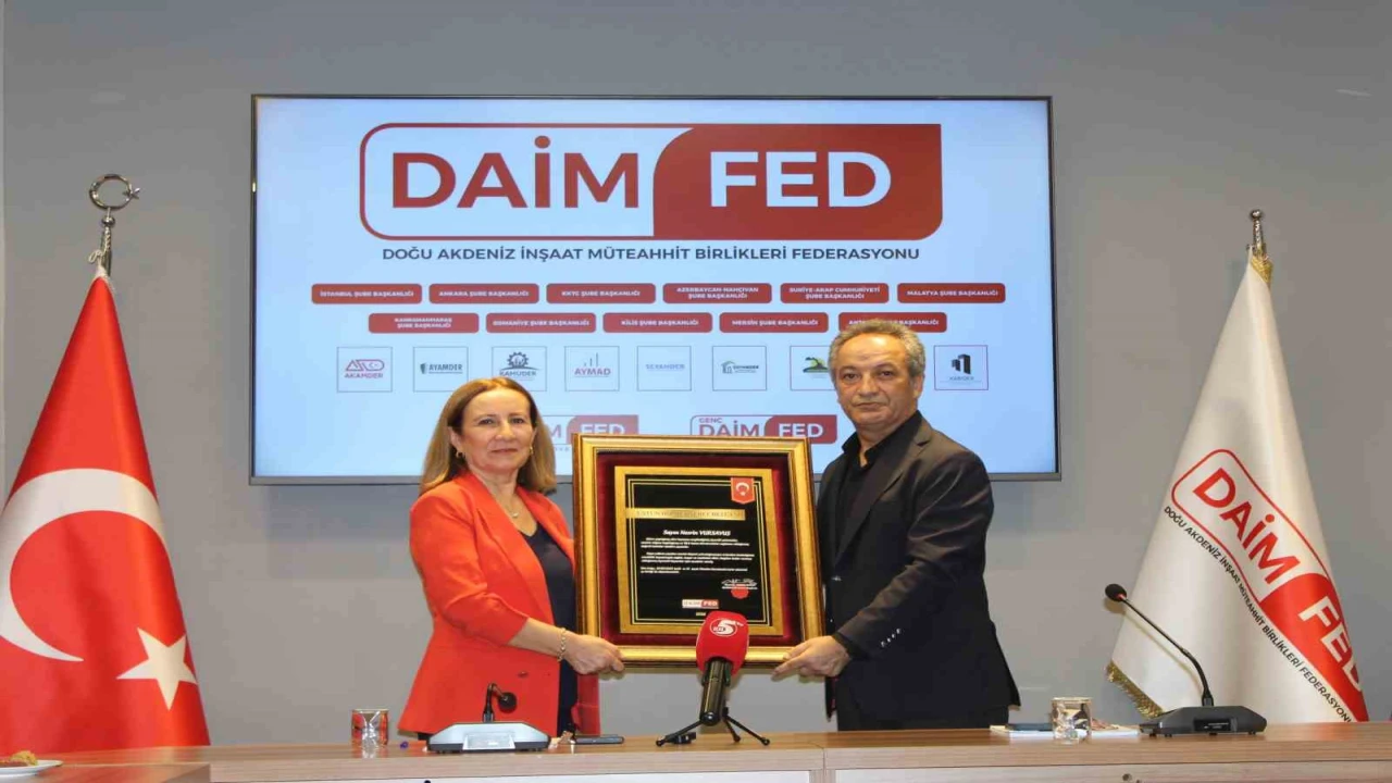 DAİMFEDden, üstün hizmet gösterenlere şeref belgesi