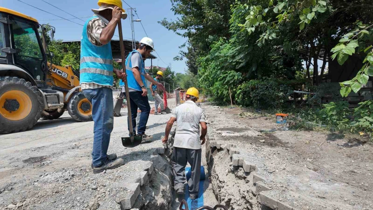 Dörtyolda 297 bin metre içme suyu hattı tamamlandı
