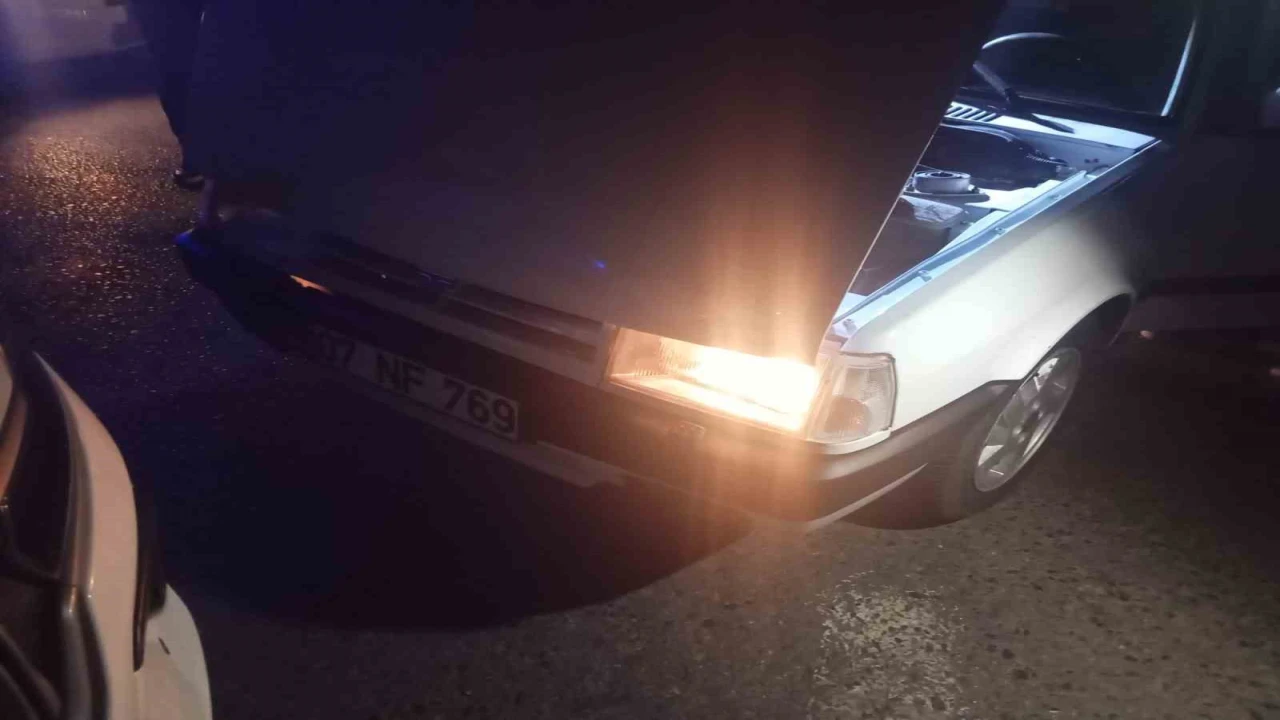 Drift atıp polisten kaçan alkollü sürücüye hararet engeli