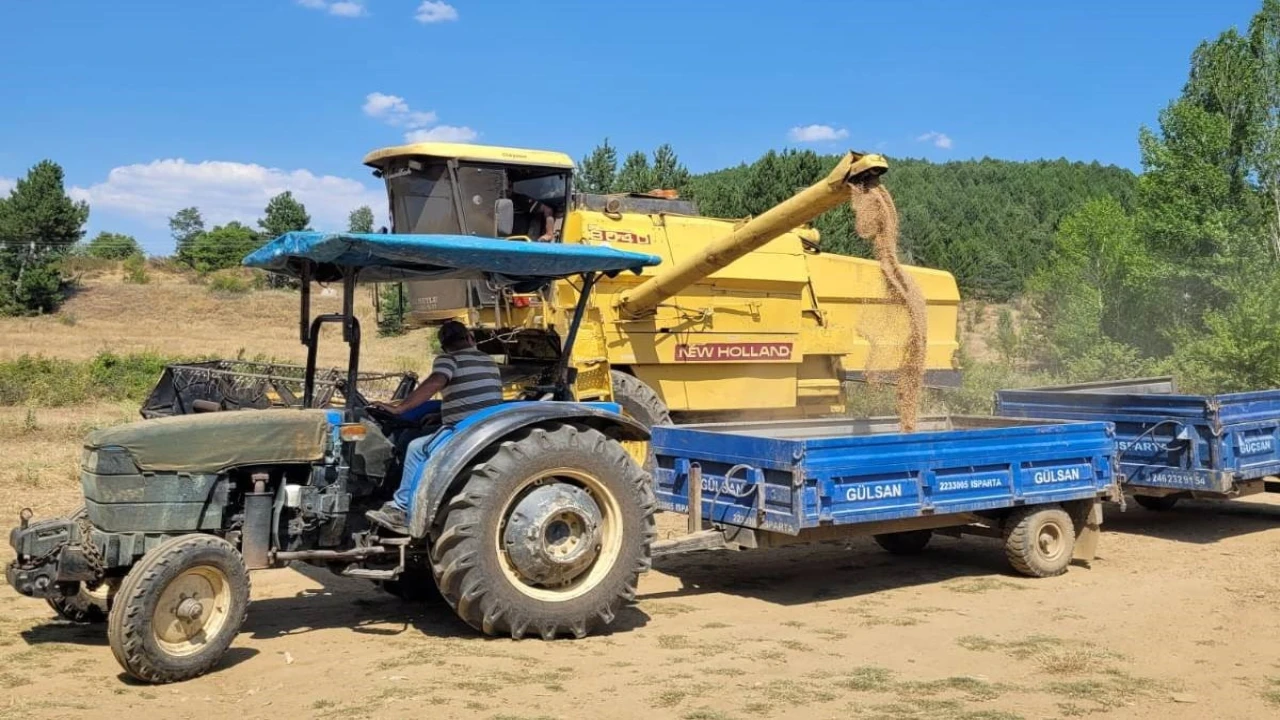 Eğirdirde biçerdöverlere sıkı denetim