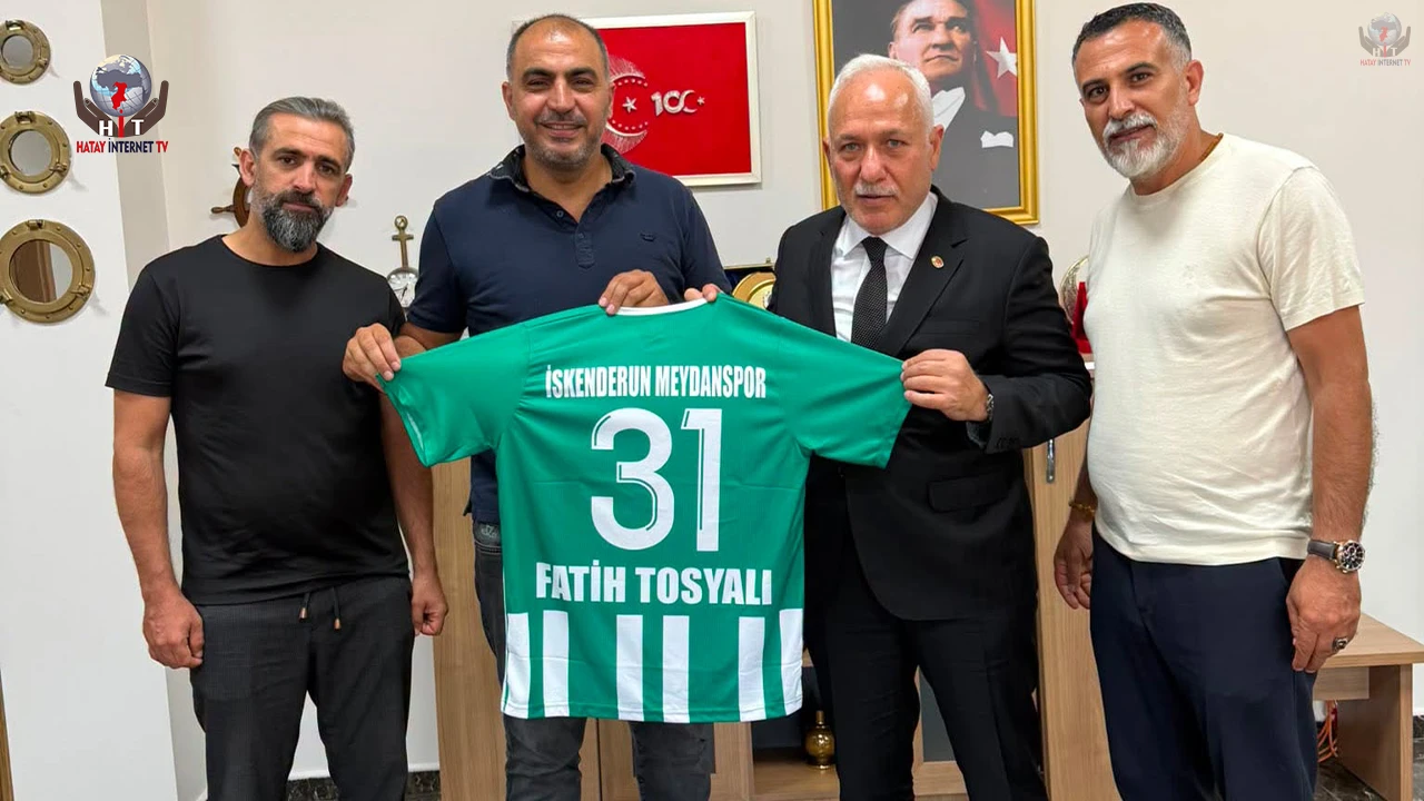 FATİH TOSYALI’YA MEYDAN SPOR FORMASI