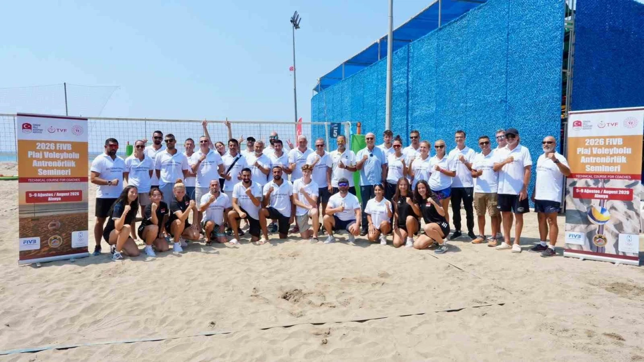 FIVB plaj voleybolu antrenörlük kursu Alanyada başladı