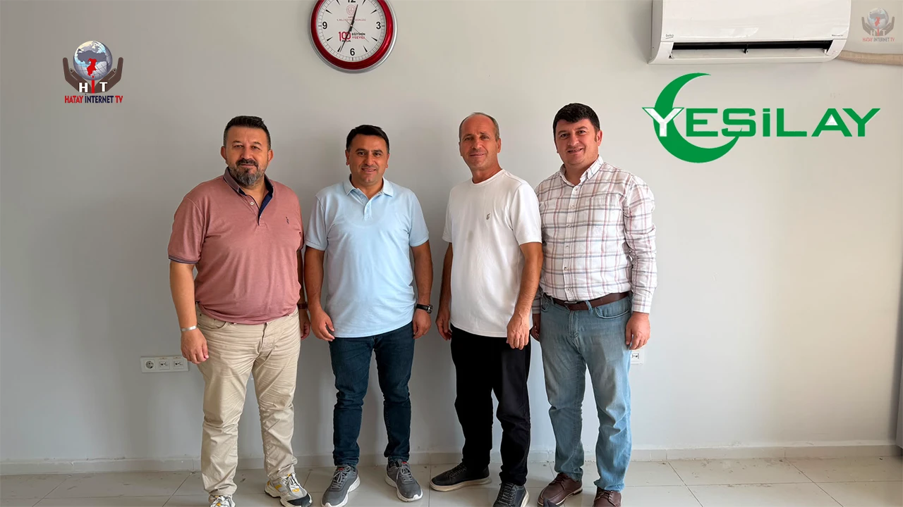 GAZETECİLERDEN YEŞİLAY BAŞKANI BİLGİN’E ZİYARET